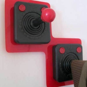 Atari 2600 Controller Coat Hangers