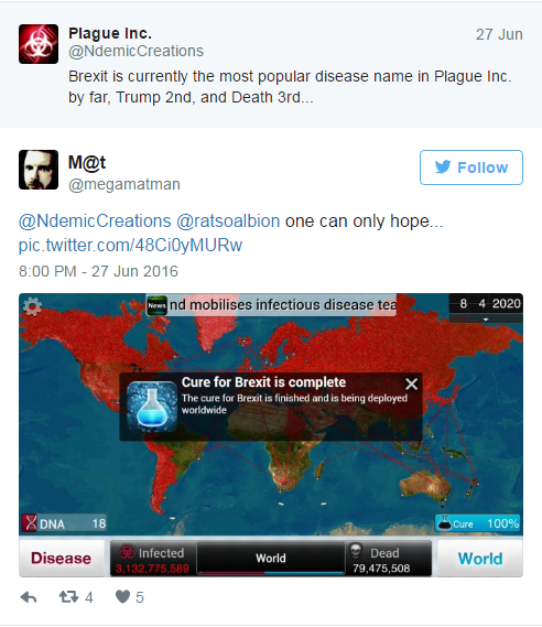 Plague Inc which can be purchased on Iphone app store.