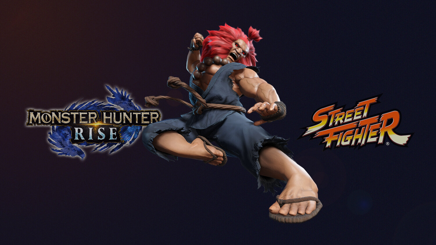 Punch Monsters In The Face With Street Fighter's Akuma In Monster Hunter  Rise - Game Informer