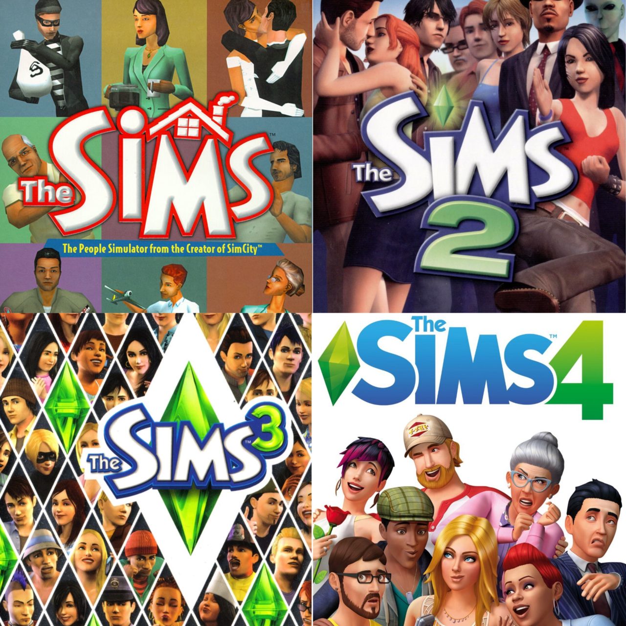 The Sims To The Sims 4
