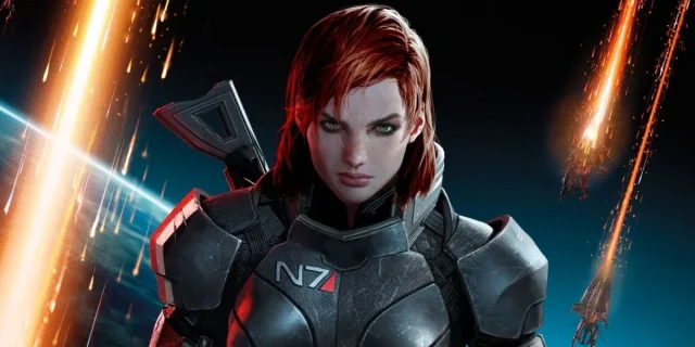 Female Shepard from Mass Effect