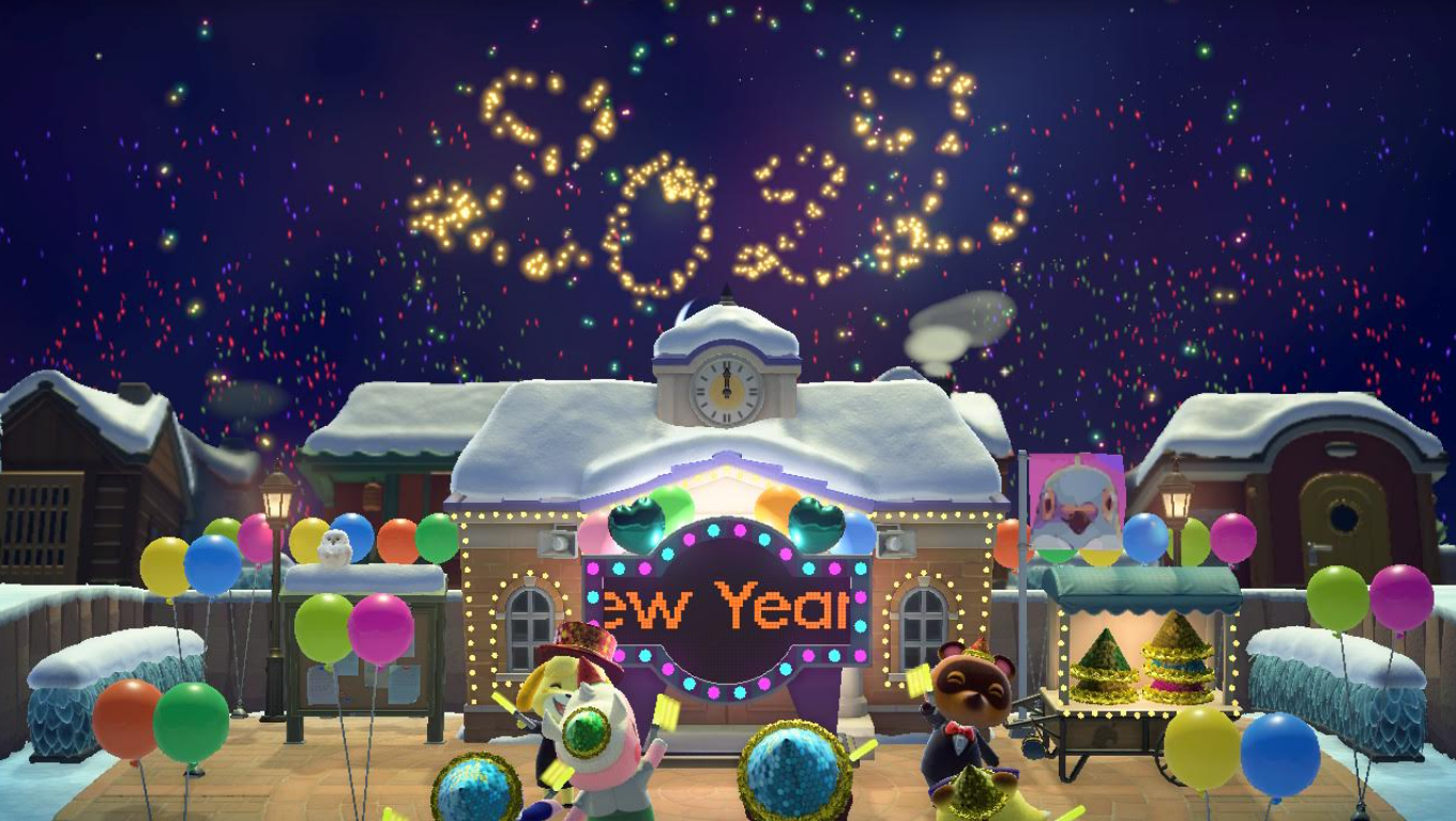 New Years Items in Animal Crossing New Horizons Get2Gaming