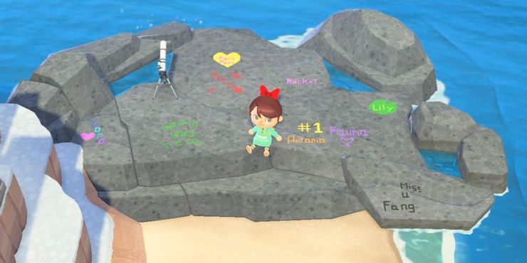 Animal-Crossing-New-Horizons-Fan-Shares-Adorable-Tribute-Rock-For-Departed-Villagers-1